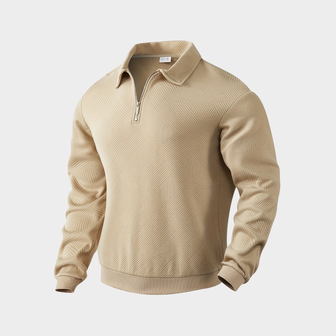 Premium Quarter Zip Trui Heren Sportief - Mode Vibes