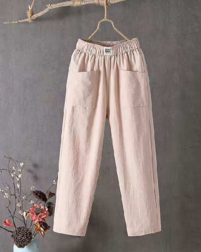 Damesbroek Losse Zomerbroek Casual Stijl