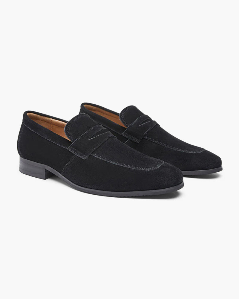 Mannen Loafer Casual Suède Schoenen Bruin - Mode Vibes