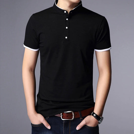 Poloshirt voor Mannen Comfortabel en Veelzijdig - Mode Vibes