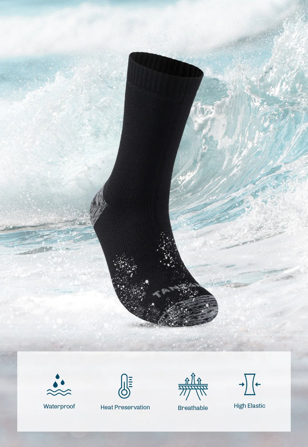 Waterdichte Outdoor Sokken AquaGuard voor Mannen en Vrouwen