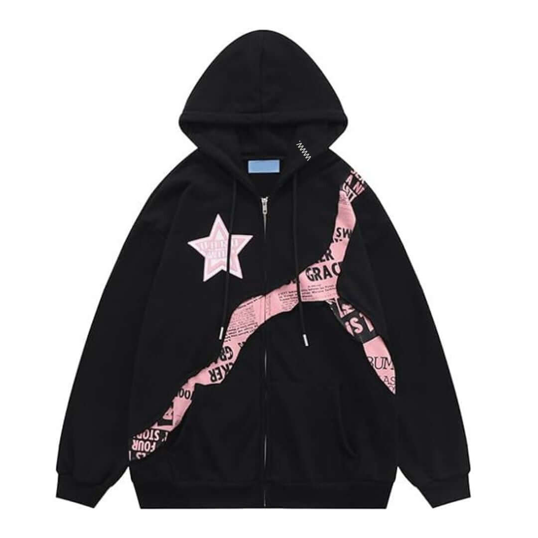Oversized Dames Hoodie met Print | Comfortabele Streetwear Sweater