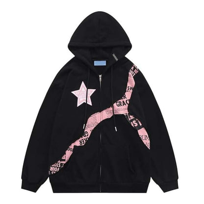 Oversized Dames Hoodie met Print | Comfortabele Streetwear Sweater
