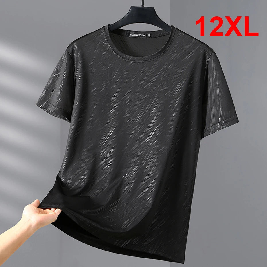 Plus Size T-Shirt Zwart Trendy voor Dames