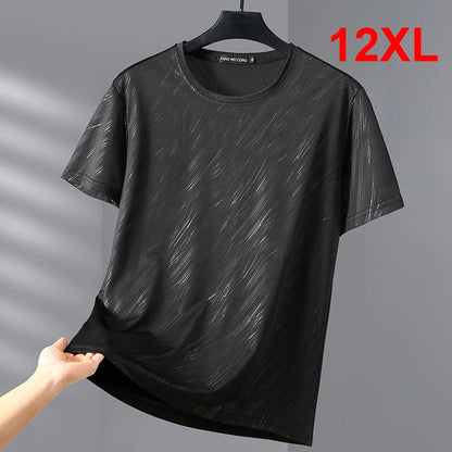 Plus Size T-Shirt Zwart Trendy voor Dames