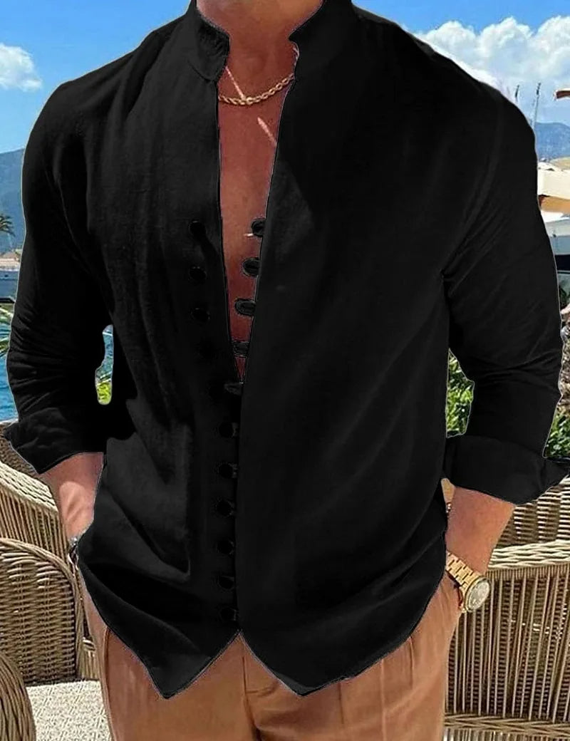 Mannen Overhemd Losvallend Stijlvol Casual - Mode Vibes
