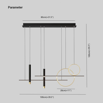 LED Hanglamp Modern Design Dimbaar