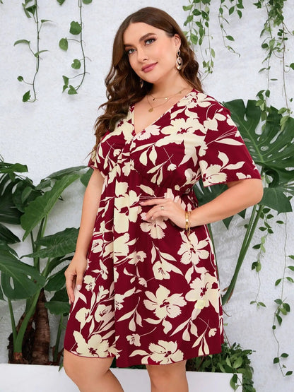 Plus-Size Jurk Maya Trendy en Vrolijk Mode - Mode Vibes