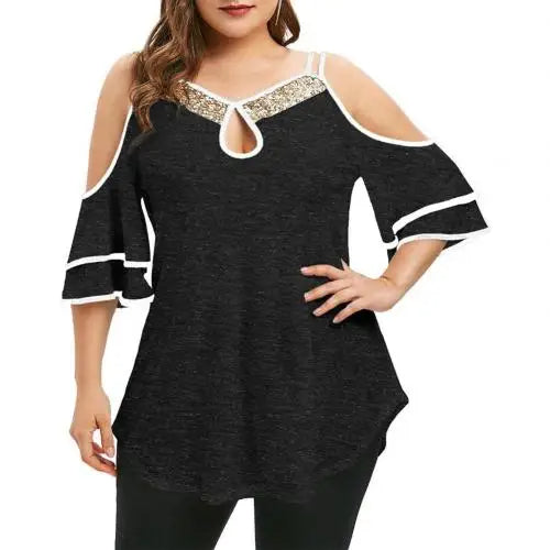 Plus-Size Blouse Nikki Stijlvol en Casual - Mode Vibes