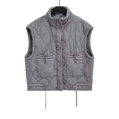 Thalia Gilet Donna – Cotone Leggero e Elegante, Smanicato Chic per Autunno/Inverno-1