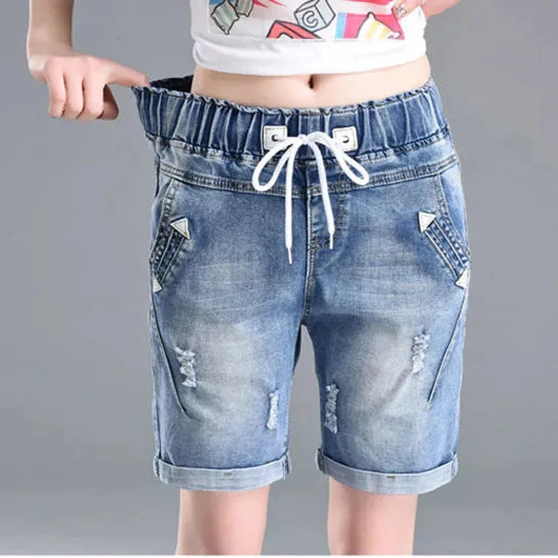 Plus Size Short Elin - Casual Trendy Damesshort - Mode Vibes