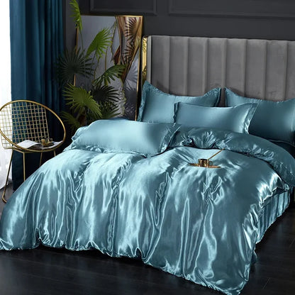 Zijde Beddengoed Set Luxe Satijn Soft - Mode Vibes