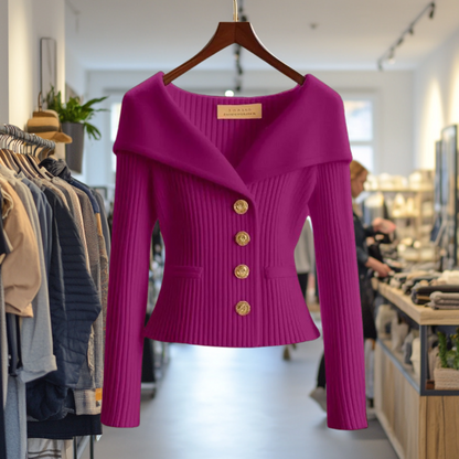 Dames Gebreid Vest Comfortabele Pasvorm