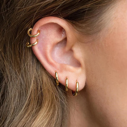 Elegante Hoepel Oorbellen Zilver Sophia - Mode Vibes