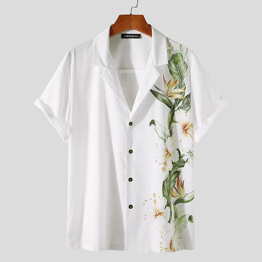 Casual Overhemd voor Mannen Zomerse Stijl - Mode Vibes