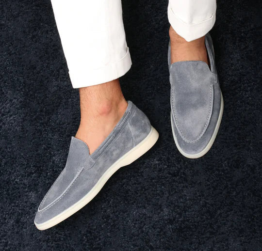 Vittoro Mannen Loafers Klassiek Design Leer