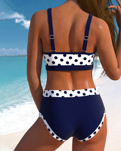 Dames High Waist Bikini Elastische Taille Zachte Pasvorm