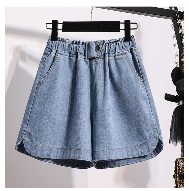 Plus Size Short Casual Trendy Dame Broek - Mode Vibes