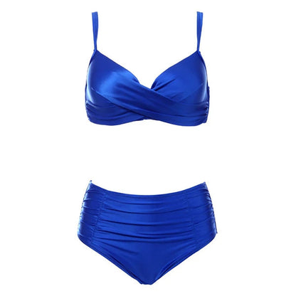 Plus-Size Bikini Comfortabel en Stijlvol voor Vrouwelijke Vormen - Mode Vibes