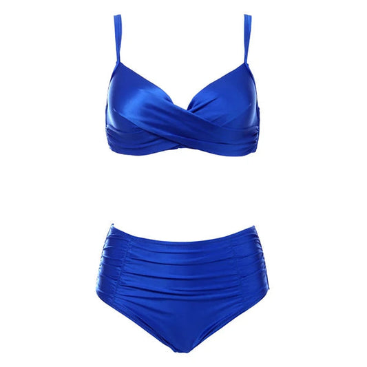 Plus-Size Bikini Comfortabel en Stijlvol voor Vrouwelijke Vormen - Mode Vibes