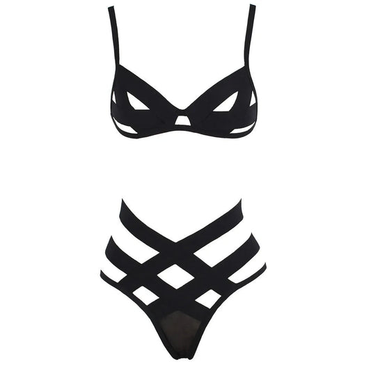 Lingerieset Kant en Sexy Dame - Mode Vibes