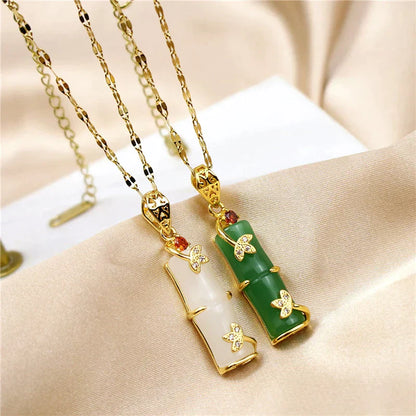 Jade Ketting Amulet Spiritueel Sieraad - Mode Vibes