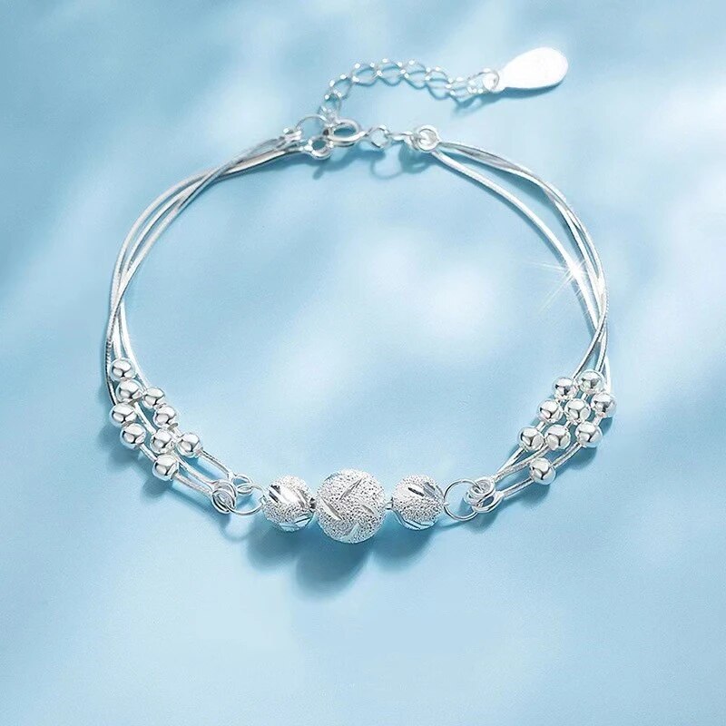Parel Armband Zilver Met Meerdere Parels - Mode Vibes