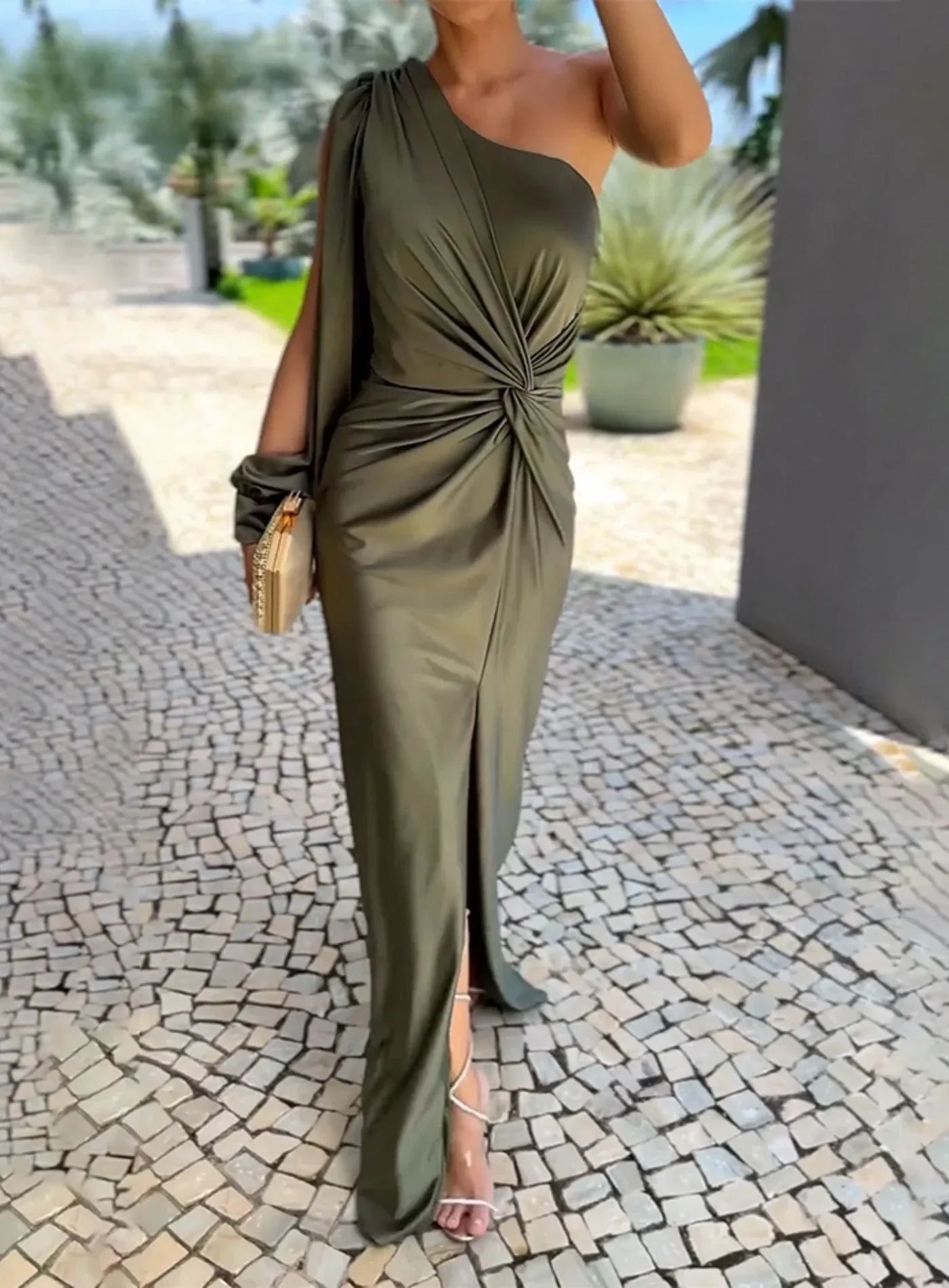 Elegante Lange Jurk voor Vrouw Formal Gala Avondjurk - Mode Vibes