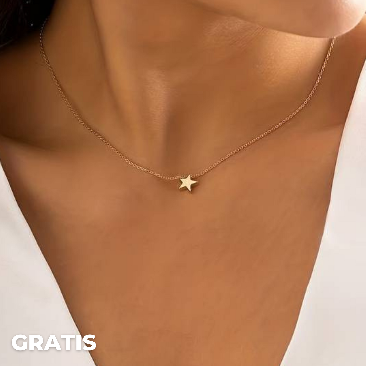Ketting met Sterretjes Gelukssymbool Lyra Zilver - Mode Vibes