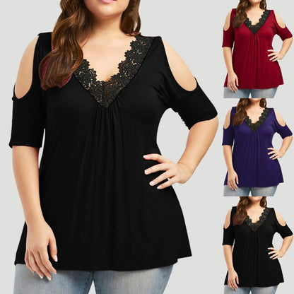 Plus-Size Blouse Stijlvol en Comfortabel voor Vrouwen - Mode Vibes