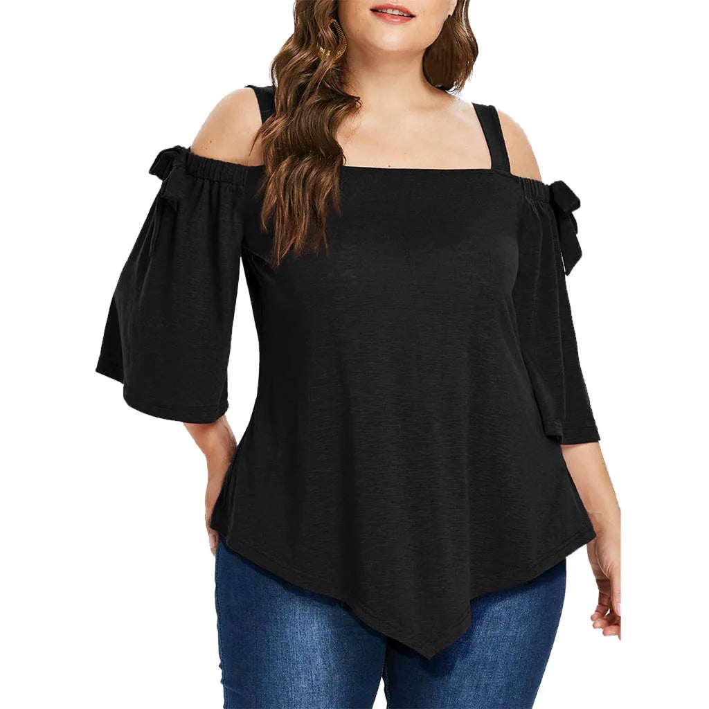 Plus-Size Shirt voor Vrouwen Trendy en Modieus - Mode Vibes