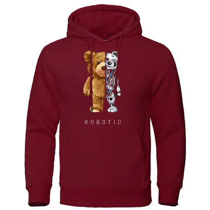 Teddybeer Hoodie Tech Sweatshirt met Kap
