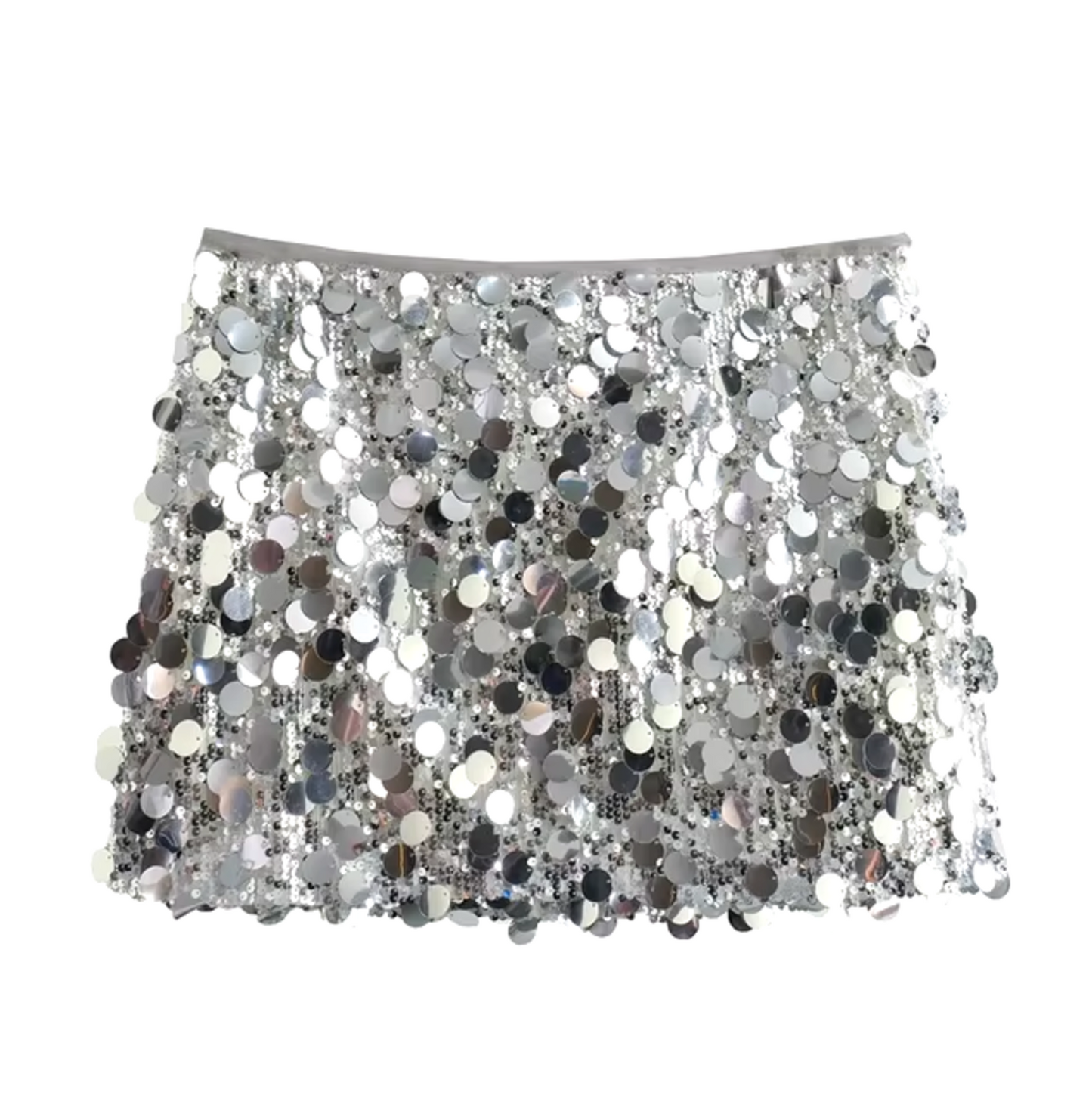 Variant image for Jacinda Mini Skirt – Glittery Sequins, Elegant Design-1