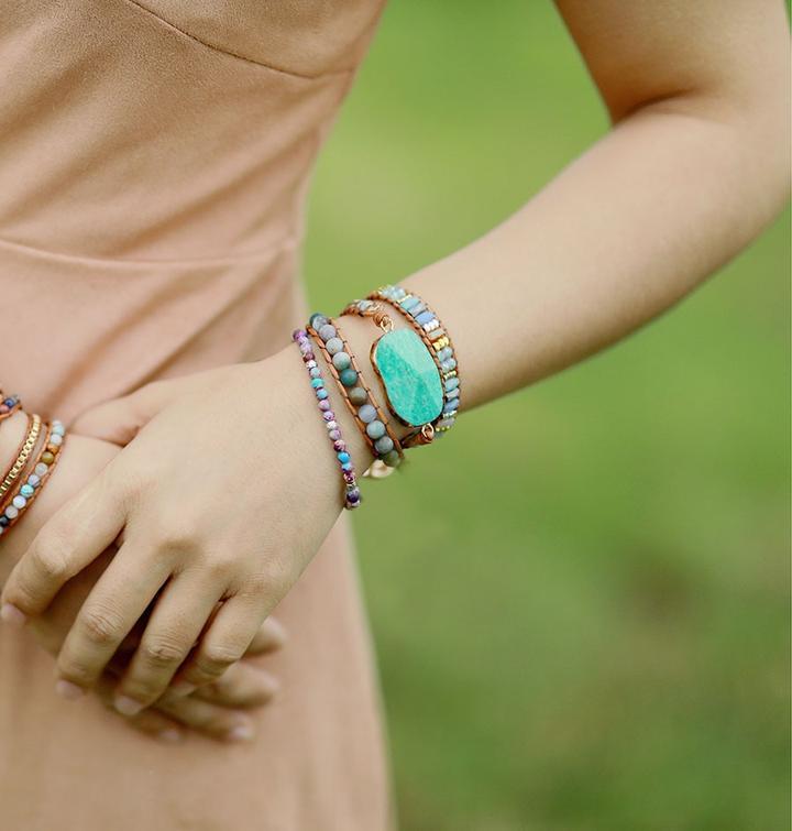 Armband met Jaspis Edelsteen voor Energie