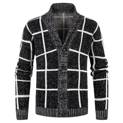 Gebreid Vest Geruit Trendy voor Dames