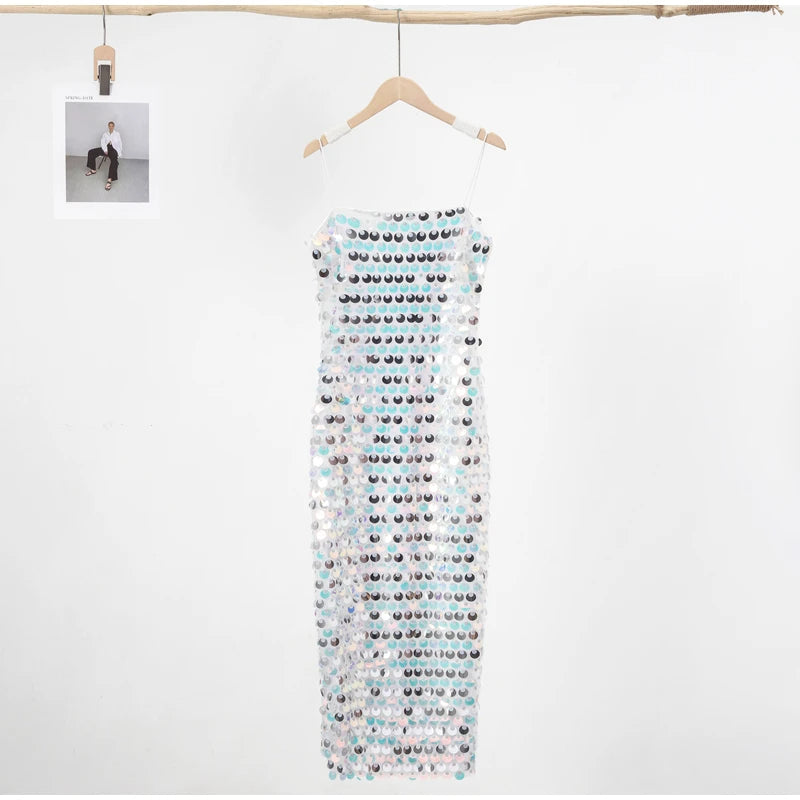 Feestelijke Glitter Jurk Trendy voor Vrouw