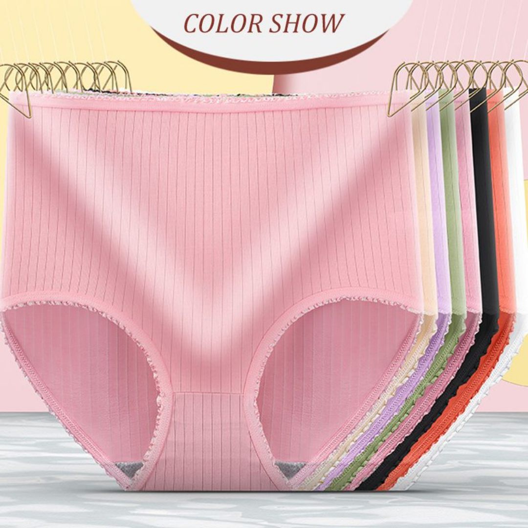 Hoge Taille Ondergoed 8-Pack Lekvrij en Comfortabel