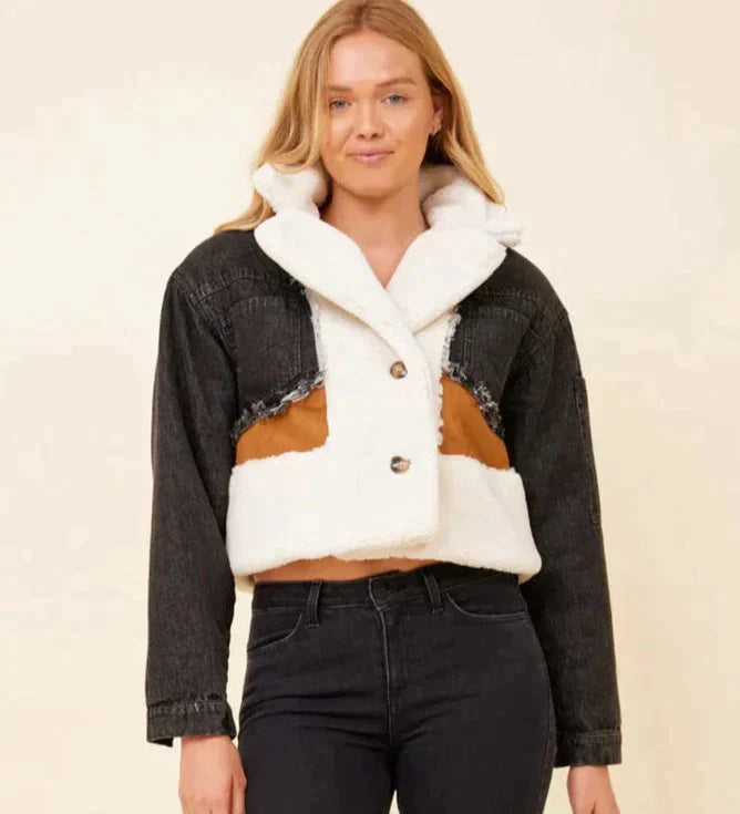 Patchwork Jas van Katoen voor Vrouw
