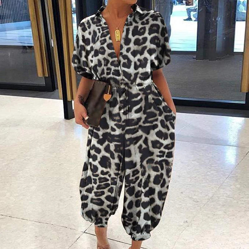 Plus Size Jumpsuit Comfortabel Retro Stijl - Mode Vibes