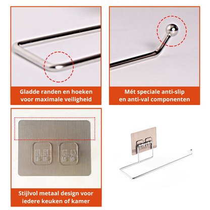 Keukenrol Hanger 2 stuks - Keukenpapier Houder
