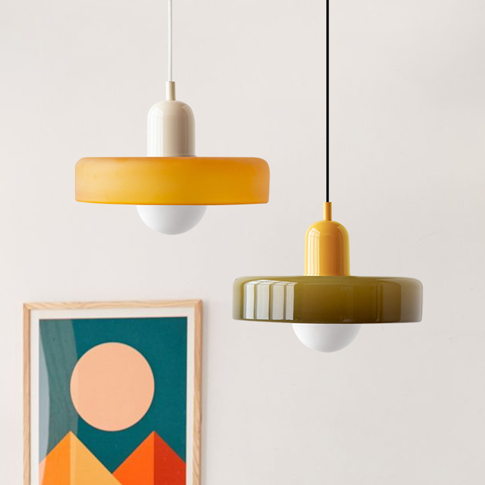 Kleurrijke Hanglamp van Glas Modern Design