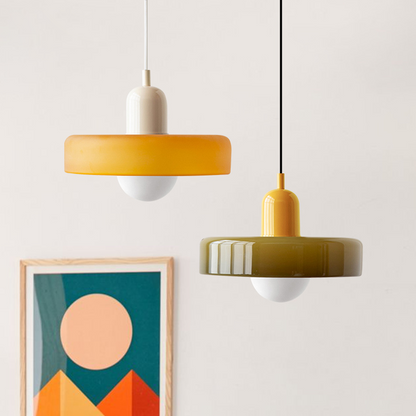 Kleurrijke Hanglamp van Glas Modern Design