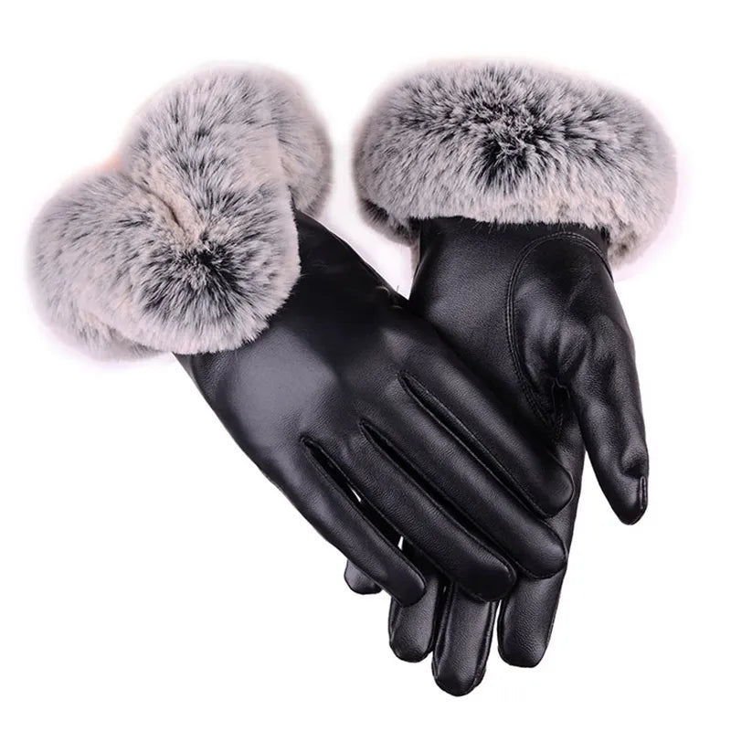 Leren Handschoenen PU Zacht en Warm - Mode Vibes