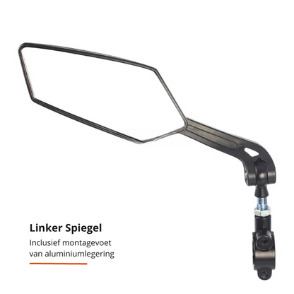 Bromfietsspiegel FlexiView voor Veilig Fietsen