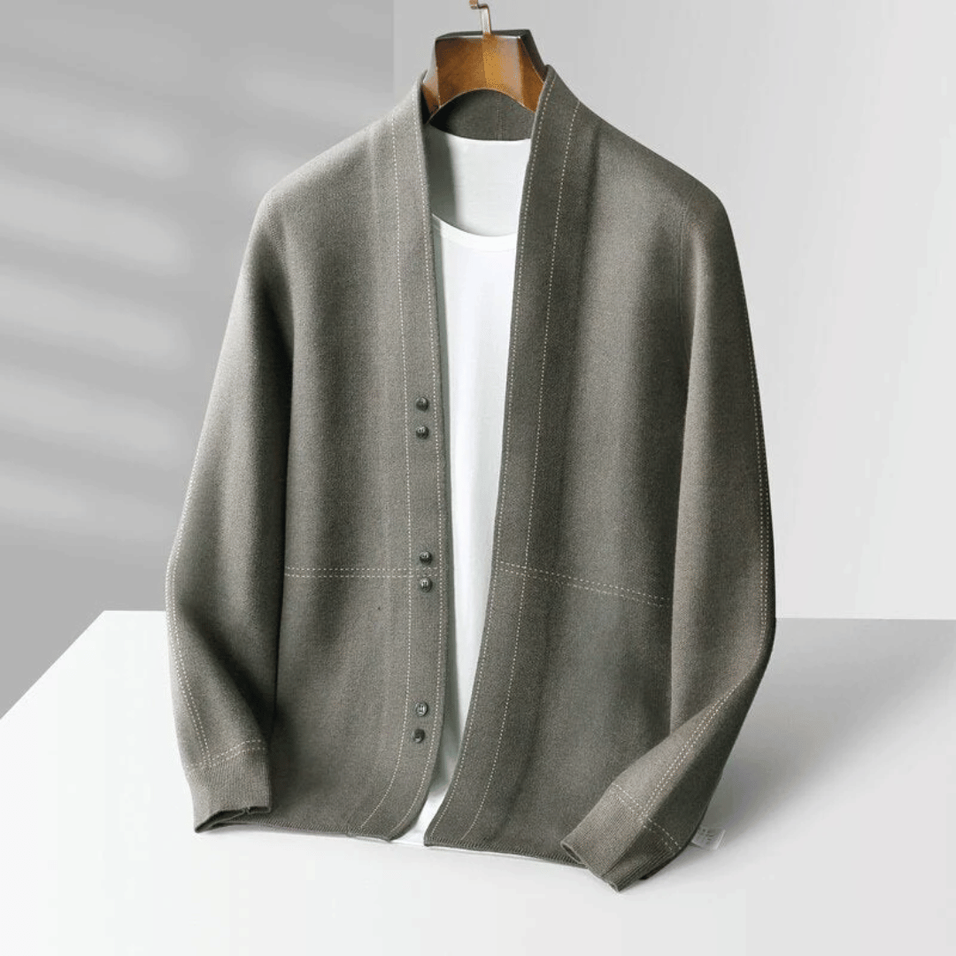 Luca | Comodo cardigan in lana