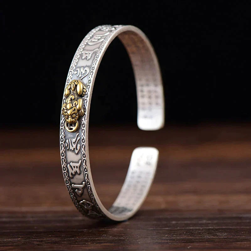 Zilveren Pixiu Armband Geluksbrenger Chinese Mythologie - Mode Vibes