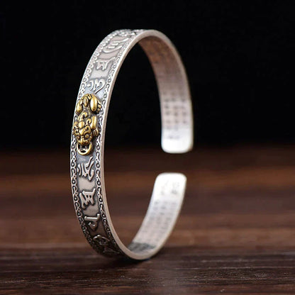 Zilveren Pixiu Armband Geluksbrenger Chinese Mythologie - Mode Vibes
