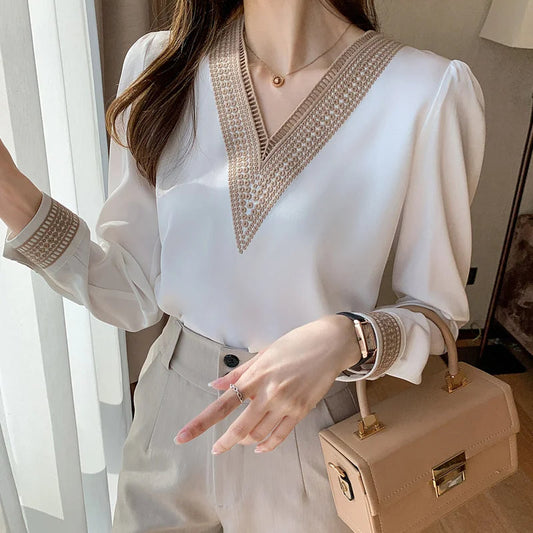 Vrouwelijke Top Tamara Trendy Klassieke Stijl - Mode Vibes