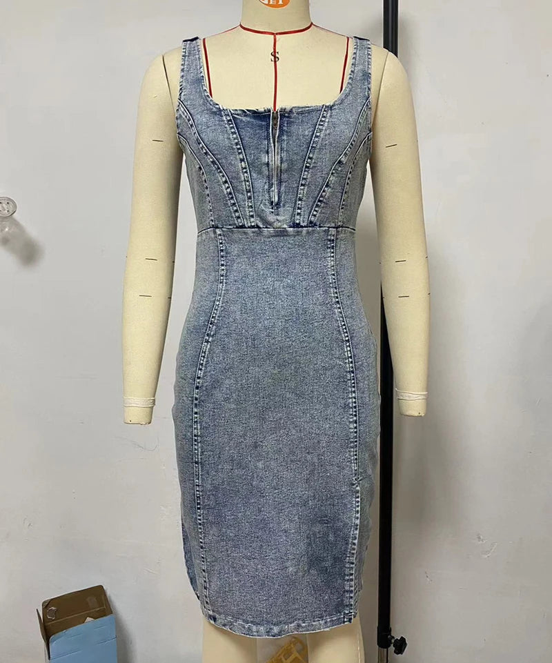 Spijkerjurk Trendy Casual Korte Jurk voor Vrouw