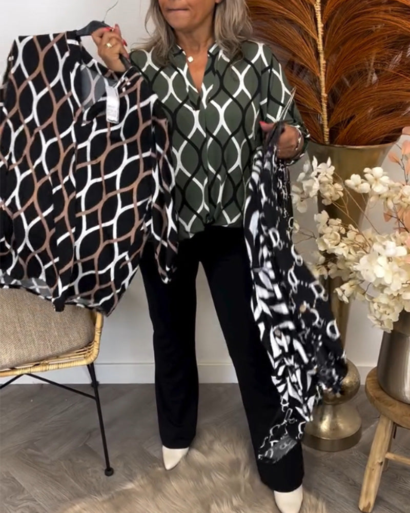 Dames Blouse Casual Losse Pasvorm